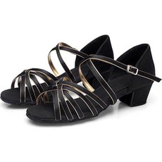 All About 拉丁舞鞋, 235, 黑色+金色