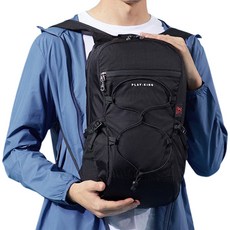 可收納後背包 20L, 黑色