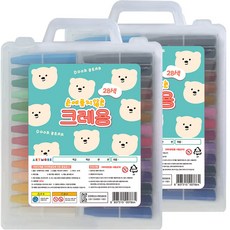 아트모아 크레용, 28색, 2개