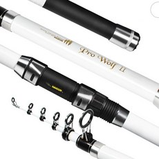 해동 프로울프2 원투 낚시대 360, 화이트