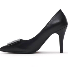 Nabishu Tomato Shoes 尖頭飾扣高跟鞋