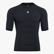 SPYDER 男款訓練無縫打底層短袖T恤