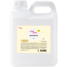 LoveMam 洗手慕斯補充瓶 檸檬香, 4L, 1瓶
