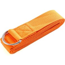 요가 스트레칭 코튼 벨트, 오렌지