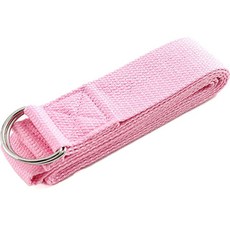 요가 스트레칭 코튼 벨트, 핑크