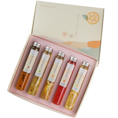 手作水果迷你條裝 5種禮盒, 1盒, 5種水果糖漿
