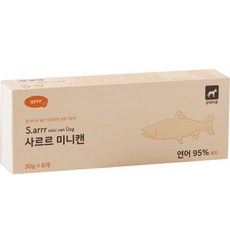 동원아르르 강아지 사르르 미니캔 독 30g 6p, 연어, 180g, 1개