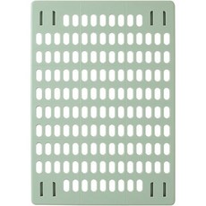 라이프스윗 못없이 타원형 타공판 정리 수납 페그보드 42 x 30 cm, 그린, 1개