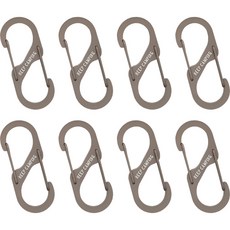 KEEP CAMPING S型字樣登山扣, 沙色