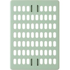 라이프스윗 못없이 타원형 타공판 정리 수납 페그보드 30 x 21 cm, 그린, 1개