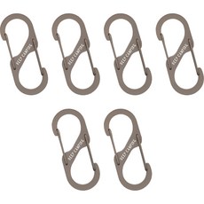 KEEP CAMPING S型字樣登山扣, 沙色