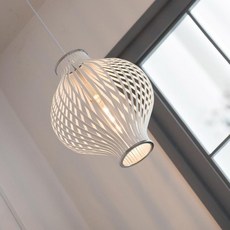 hit LIGHTING 網格卡塔戈單燈吊燈 C型 D26403C, 白色