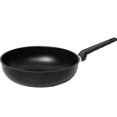 QUEEN SENSE Oil Road IH感應爐適用油道深炒鍋, 32cm, 1個