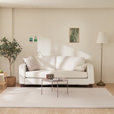 롤베이비 셀프시공 PVC 퍼즐매트, 아이보리, 2개