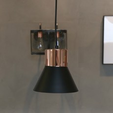 HIT LIGHTING Sco 單燈吊燈 D25624BK, 黑色