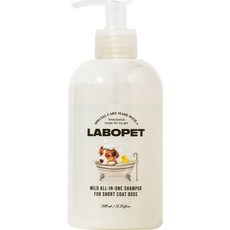 Labopet 溫和多合一短髮洗髮水, 330ml, 1個