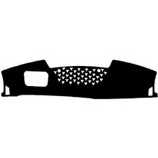 CHADUKHOO 防滑微絨儀表板避光墊 DK380, 起亞 The New Seltos 2022, 黑色