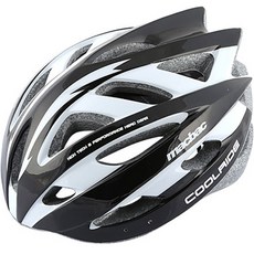 macbac Pelé Sports自行車安全帽 Cool Ride 12, 黑+白