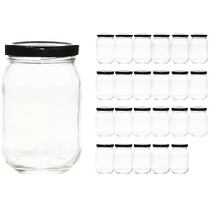 Seoul Package高麗醬 380 拌菜 自製醬 沙拉 黑蓋玻璃瓶, 320ml, 24個