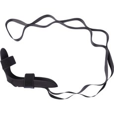 soonZAM 腿部下半身小腿肌肉伸展帶, 黑色