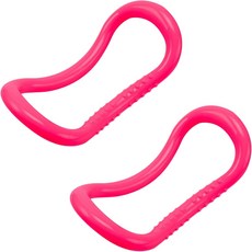 클레어라 스포츠 종아리 마사지 요가링, 로즈레드, 2개