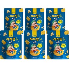 오늘도 아기과자 야미팝, 치즈, 25g, 6개