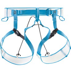 PETZL ALTITUDE 超輕量登山滑雪攀登用吊帶 AP-C019BA, 白色 + 土耳其藍