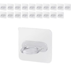 MONACO OLIVE 免鑽孔多用途容器掛架, 透明, 20個