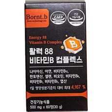 Bornt.b 高含量水溶性綜合維他命B群補充錠 30g, 60顆, 1盒