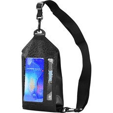 808 手機多用途手拿包 大容量斜背包, 黑色, 1個