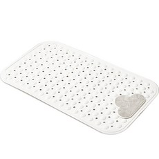 하늬통상 구름 욕실 미끄럼방지 매트 70 x 40 cm, 화이트, 1개