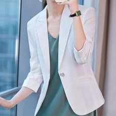 ATTERLIC 女款簡約OL風單釦換季外套 02295