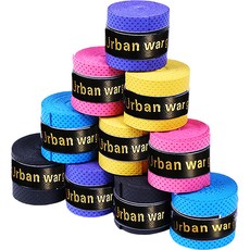 Luwin 防滑握把布 10入, 紅色 + 紫色 + 黑色 + 黃色 + 藍色