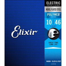 Elixir POLYWEB 鍍鎳 1046 Light 電吉他弦 + Castle 彈片, 12050, 單一顏色, 1套