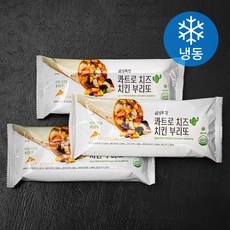 설성목장 콰트로 치즈 치킨 부리또 (냉동), 125g, 1개입, 3개