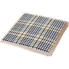 Wonderwear 夏季格紋蕾絲點綴方形坐墊 蕾絲