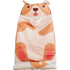베이비스토리 오가닉 캐릭터 낮잠이불 세트, 멍이