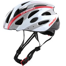 macbac Pelé Sports自行車安全帽 Creed 12, 白+紅