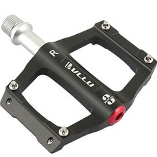 Pelle Sports 鋁製鉻鉬鋼軸心自行車踏板 20 ALNC1075, 黑色, 1個