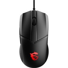 msi 微星 超輕量RGB LED遊戲有線滑鼠 GM41, 通用41, 黑色