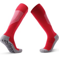 두꺼운 무릎 레저 스포츠 승마 양말 세트, 빨간색, 1세트