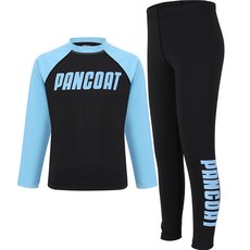 pancoat 兒童小學生泳裝防磨衣上下兩件套組 RKCO23BR04