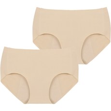 Jasmin by VENUS Venus Jasmine女款無痕隨意剪裁無痕衛生中長三角內褲 2件, 皮膚，皮膚