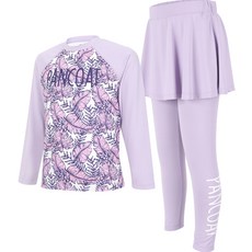 pancoat 女童小學生泳裝防磨衣上衣+下身套裝 RKCO23BR20