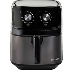 BESTHEIM 更健康的全不鏽鋼氣炸鍋 5.5L, ESR-A500BK, 黑色