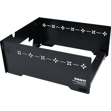 GIRAFFE Guibada M專用積木小屋式爐頭防風罩, 黑色, 1個