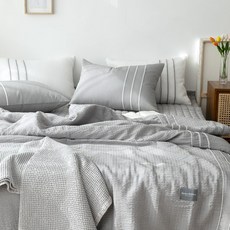 竹纖維泡泡紗夏季薄被組