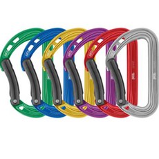 Petzl Spirit 弧形登山扣 6 件套, 混合顏色