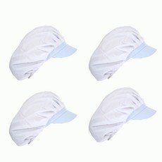 업소용 전체원단 위생모자, 블루, 4개