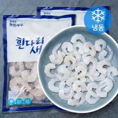 흰다리 새우살 71/90 (냉동), 200g, 2개
